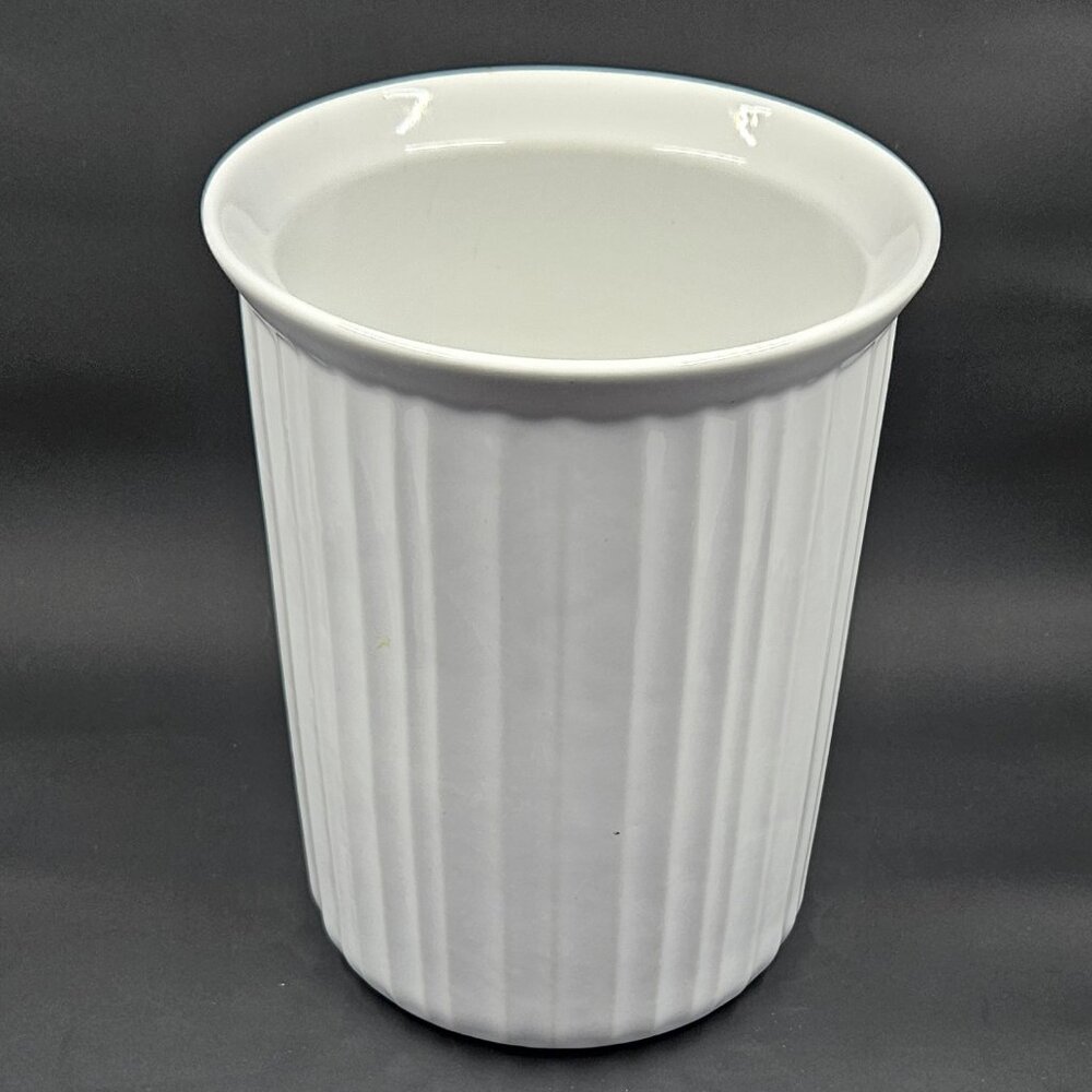 CorningWare Tableware Casual China French White Utensil Crock HTF! (COPY)